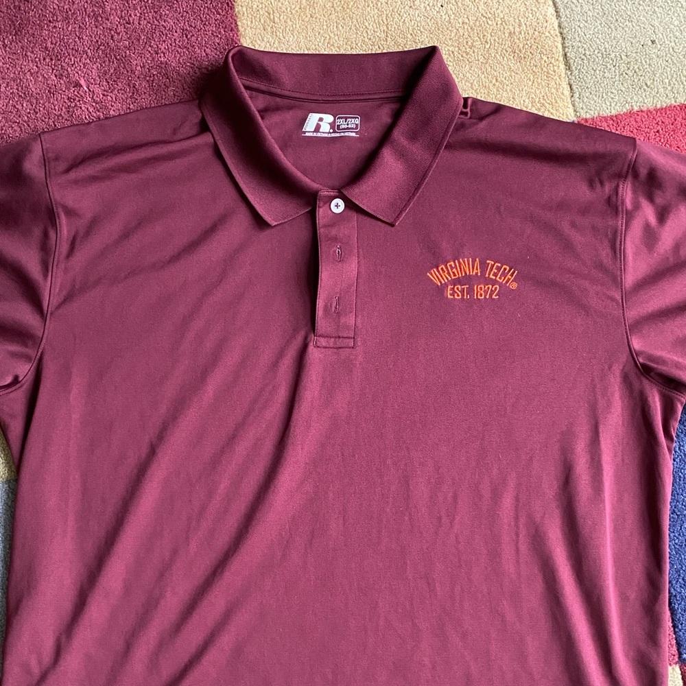 Russell Athletic Virginia Tech Polyester Polo